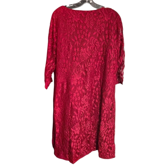 Bedoar Red Lace Dress 4XL - Picture 2 of 5